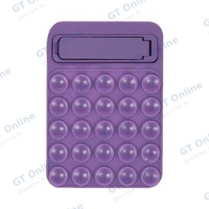 Support Ventouse Silicone avec Support Intégré Violet