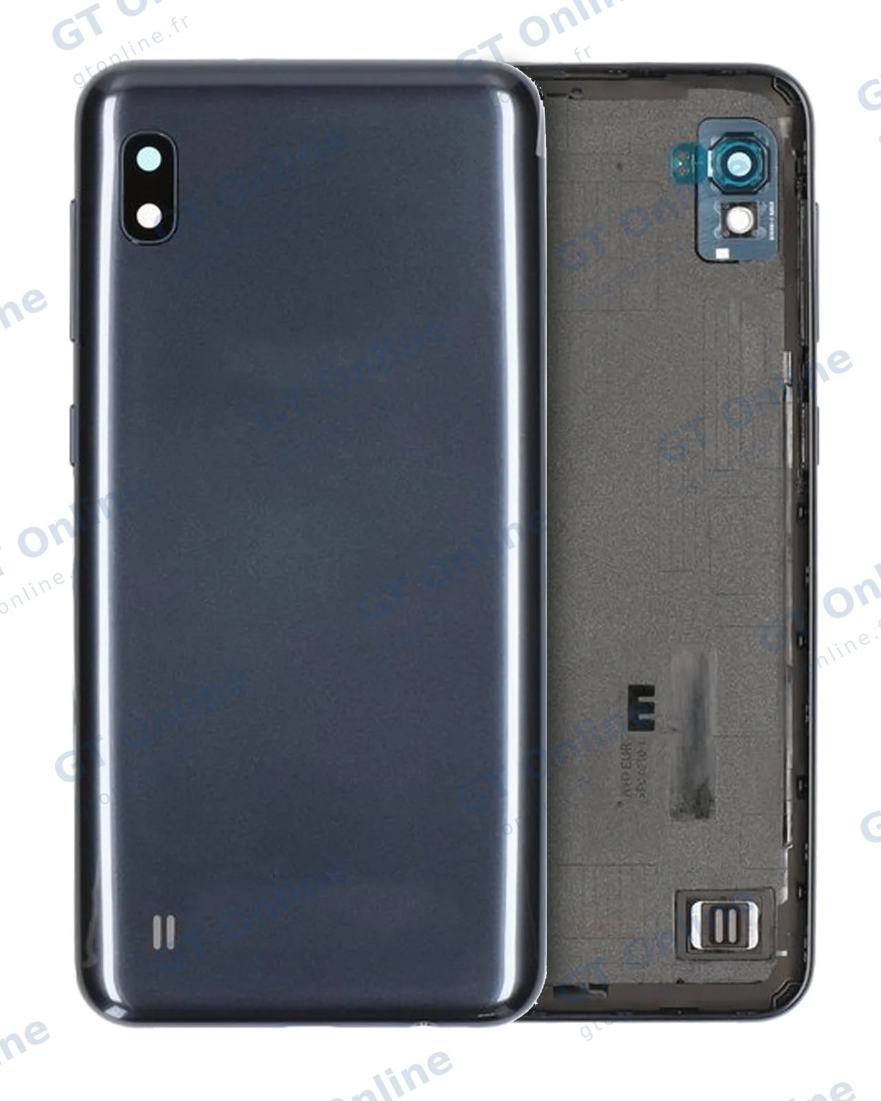 Vitre arrière pour Samsung Galaxy A10 (A105 / 2019) (pack service origine, noir)