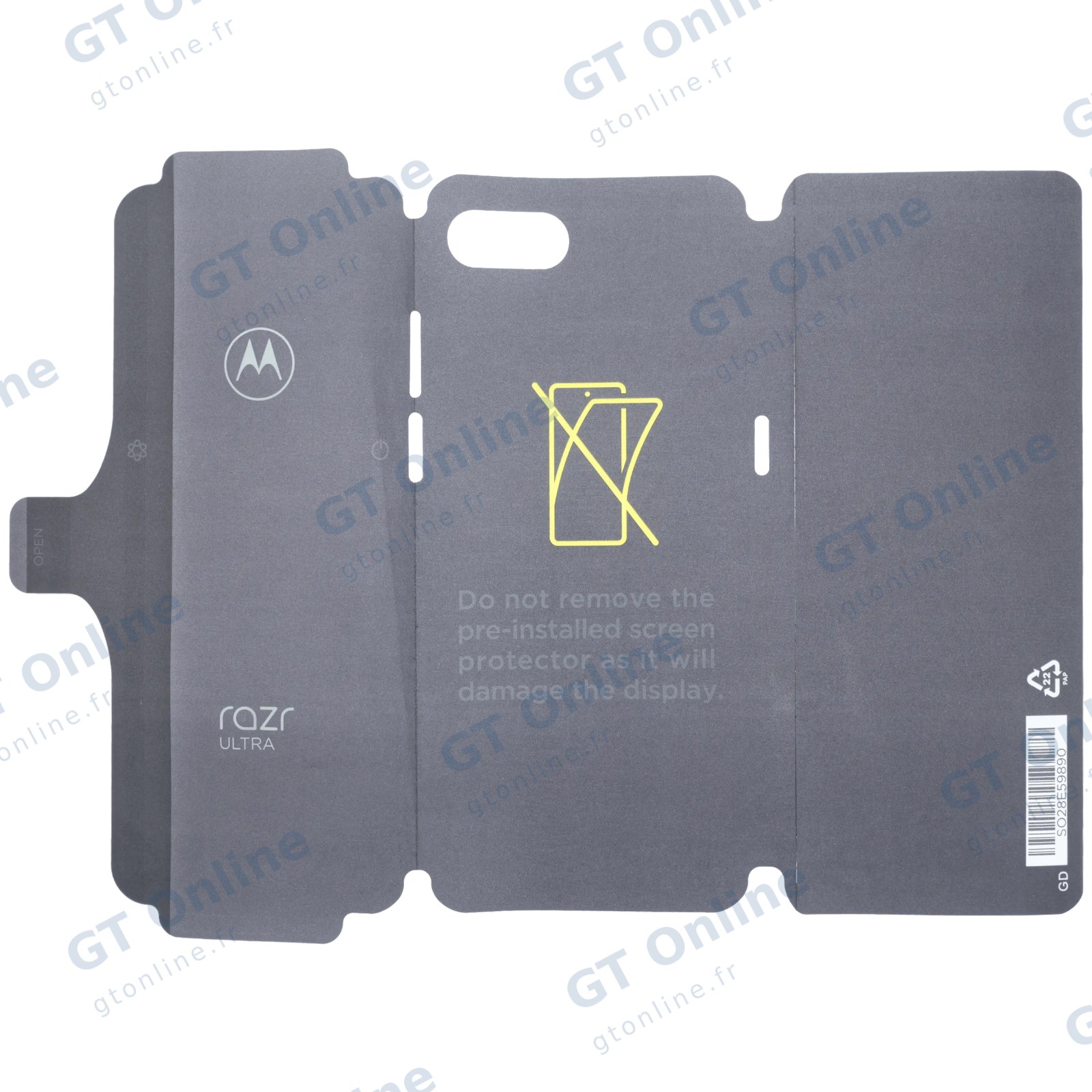 Film d’emballage de protection pour Motorola Razr Ultra / Razr 60 Ultra (XT2551 / 2025, origine) — vue 1