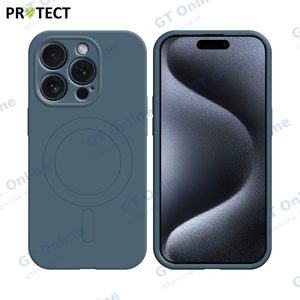 Coque de Protection IZ001 PROTECT pour Apple iPhone 15 Pro Max MagSafe Bleu