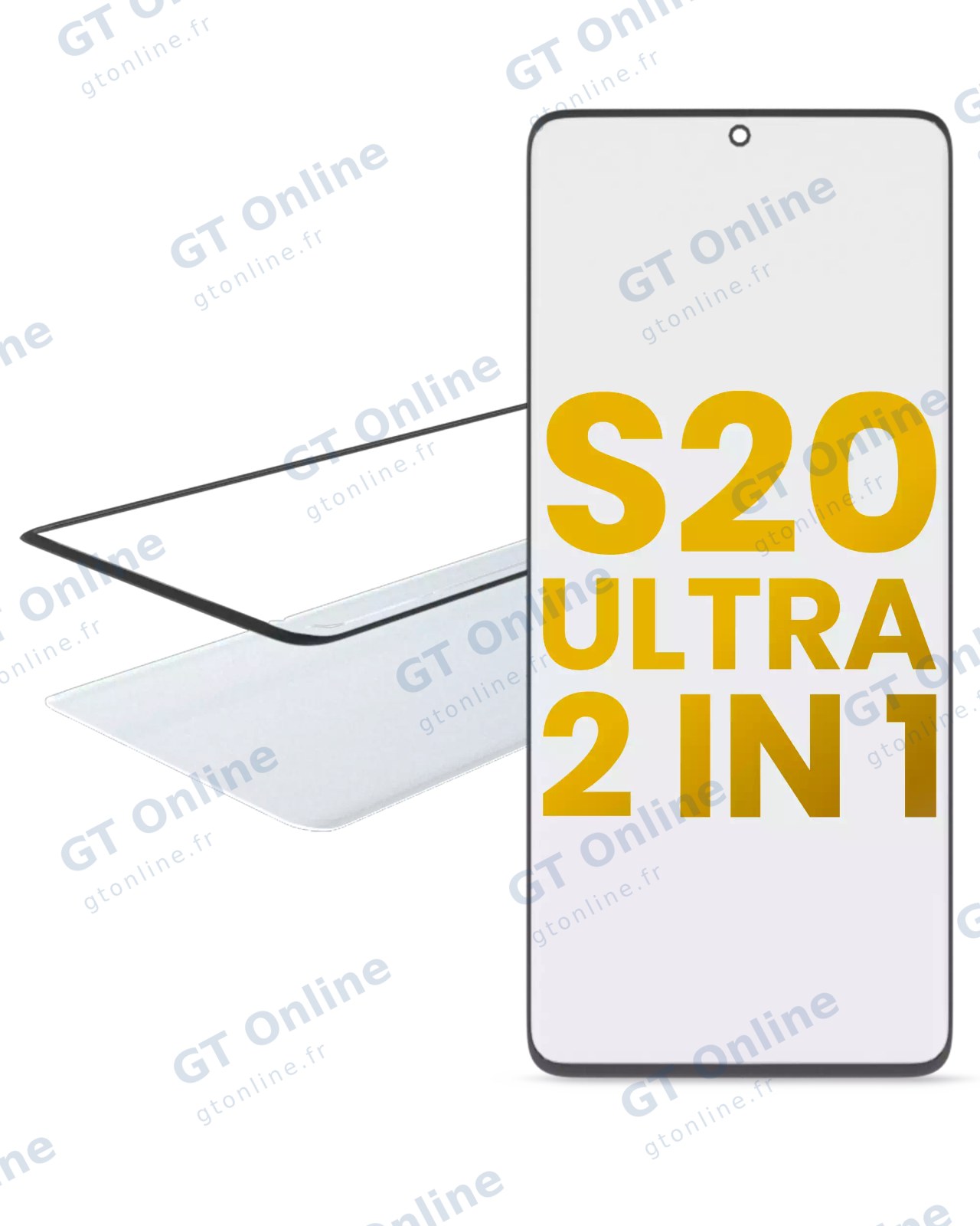 Vitre d’écran avec OCA pour Samsung Galaxy S20 Ultra