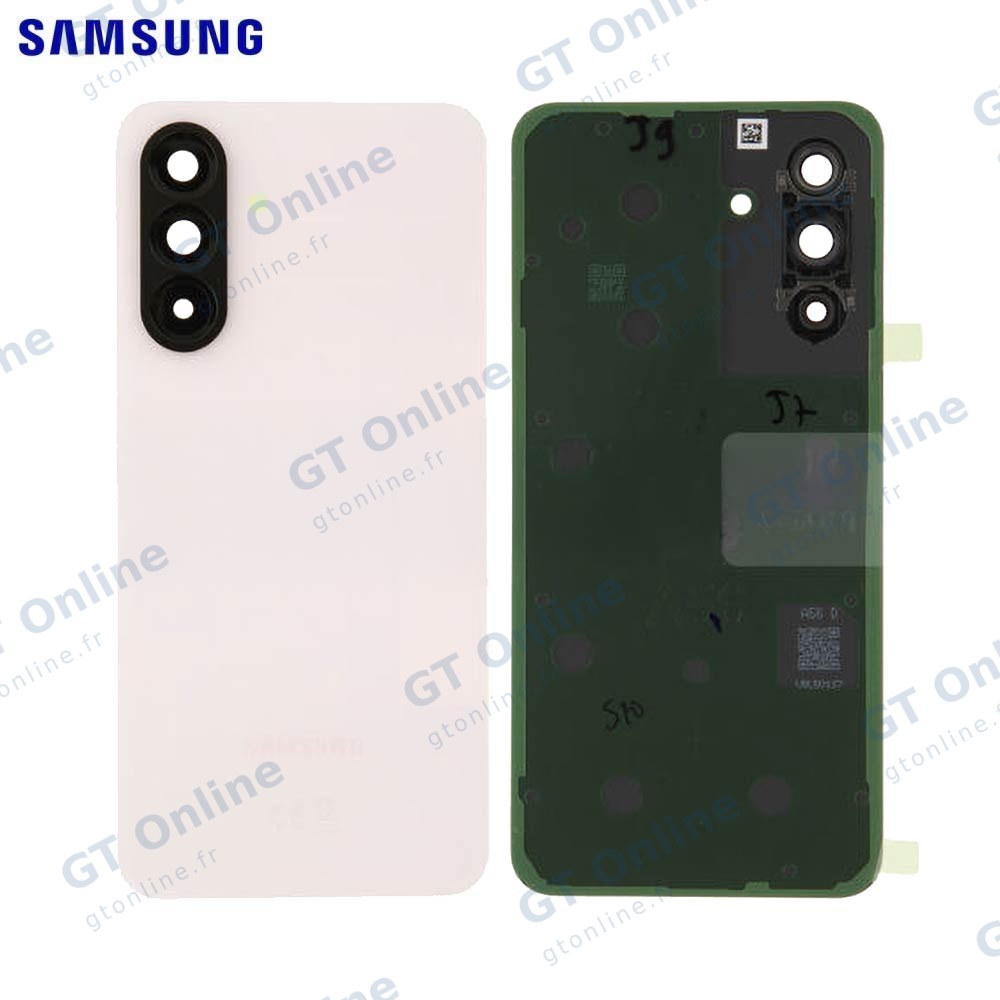 Vitre arrière pour Samsung Galaxy A56 5G (A566 / 2025) (pack service origine, rose)