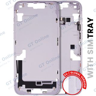 Châssis pour Apple iPhone 14 Plus (version EU, origine d'occasion — grade B, violet)