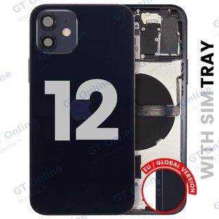 Châssis pour Apple iPhone 12 (version EU, origine d'occasion — grade B, noir)