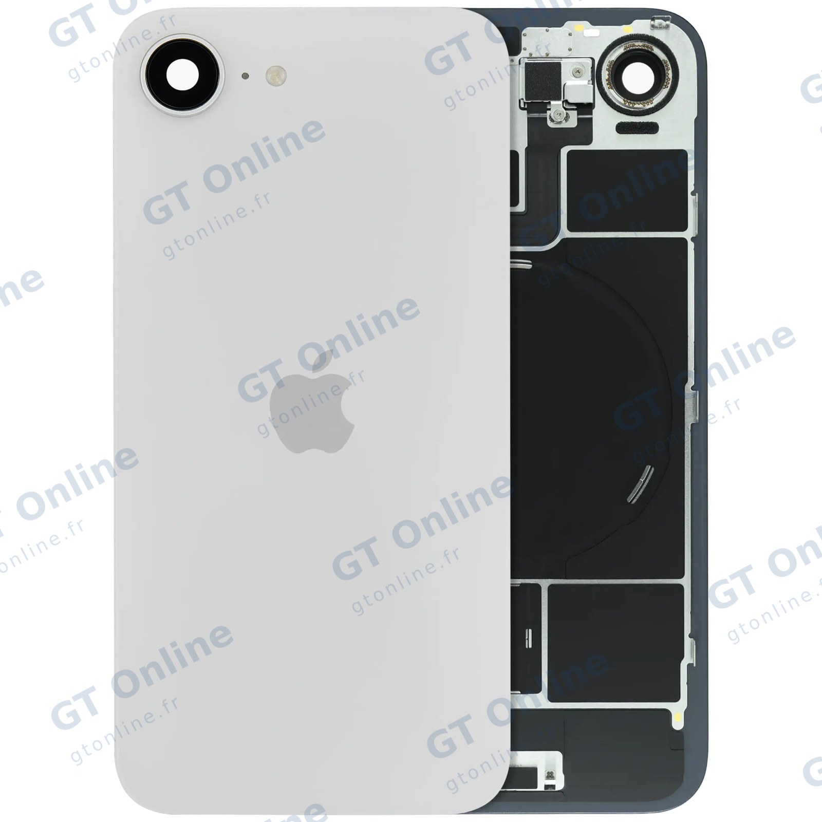 Vitre arrière pour Apple iPhone 17e (origine, blanc)