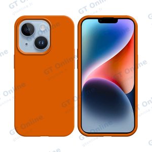 Coque Silicone Compatible pour Apple iPhone 14 Plus (#13) Orange