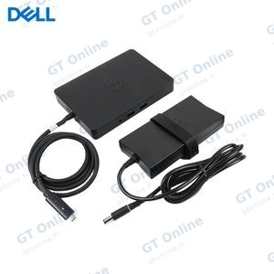 Station d'Accueil USB-C (7-en-1) DELL WD15 vers HDMI + VGA + Mini DisplayPort + Ethernet RJ45 + USB-A 3.0 x3 +