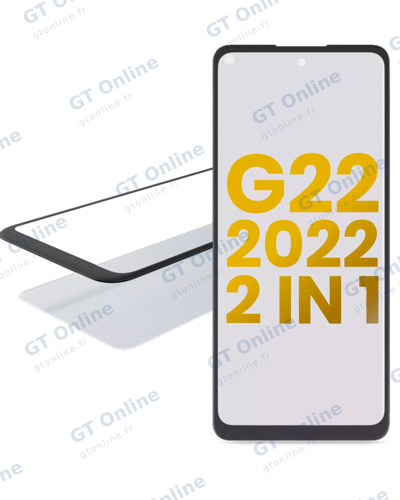 Vitre d’écran avec OCA pour Motorola Moto G22 (XT2231 / 2022)