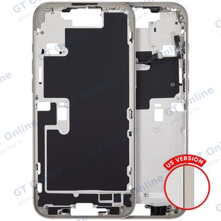 Châssis pour Apple iPhone 16 Pro Max (version US, compatible premium, Natural Titanium)