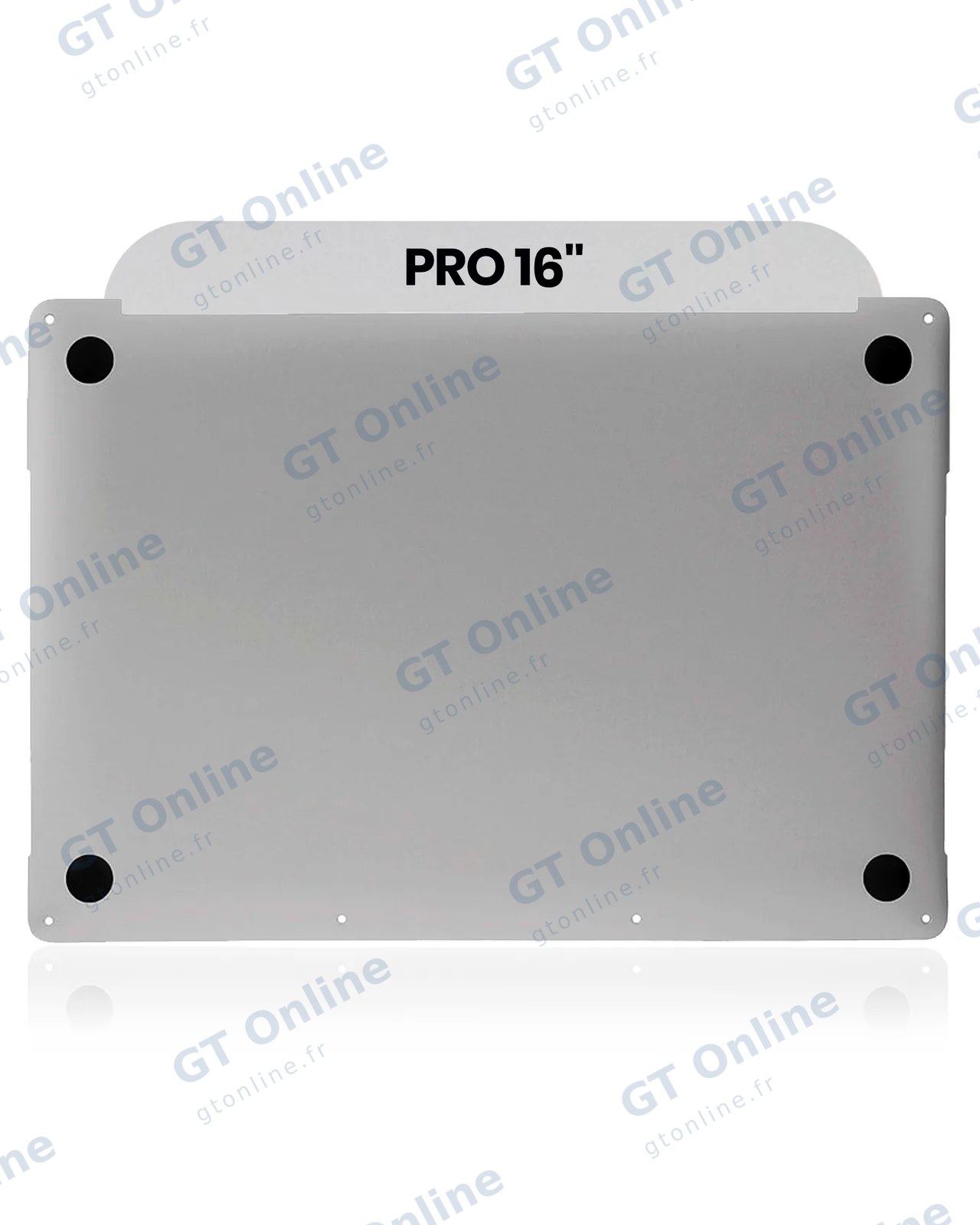 Coque inférieure pour Apple MacBook Pro 16" A2485 (2021) (origine d'occasion, argent)