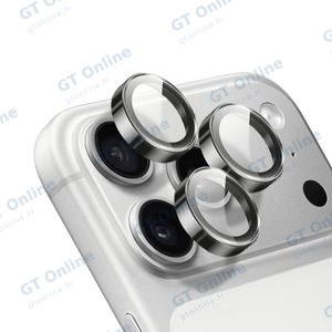 Protection Lentille Apple iPhone 17 Pro/iPhone 17 Pro Max Argent