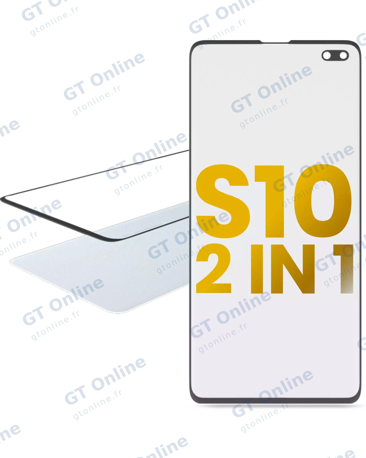 Vitre d’écran avec OCA pour Samsung Galaxy S10 Plus