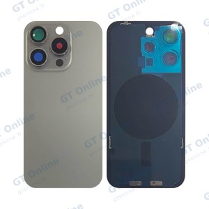 Cache Arrière Apple iPhone 15 Pro (Without Part) Titane Naturel
