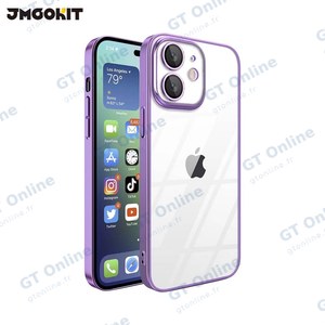 Coque de Protection Crystal Glass JMGOKIT pour Apple iPhone 11 Violet