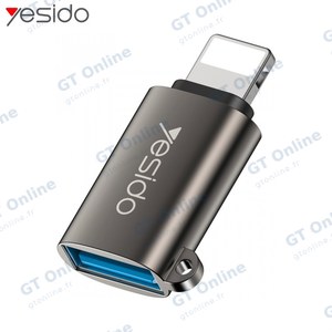 Adaptateur OTG USB Femelle vers Lightning Mâle Yesido GS14