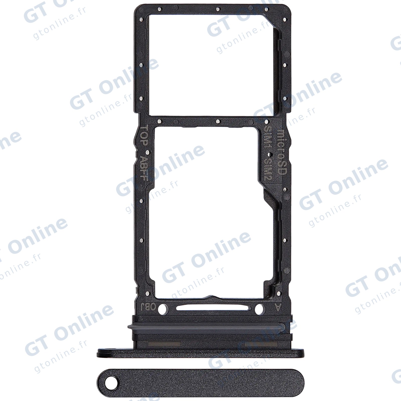 Tiroir SIM pour Samsung Galaxy A26 5G (A266 / 2025) (noir)