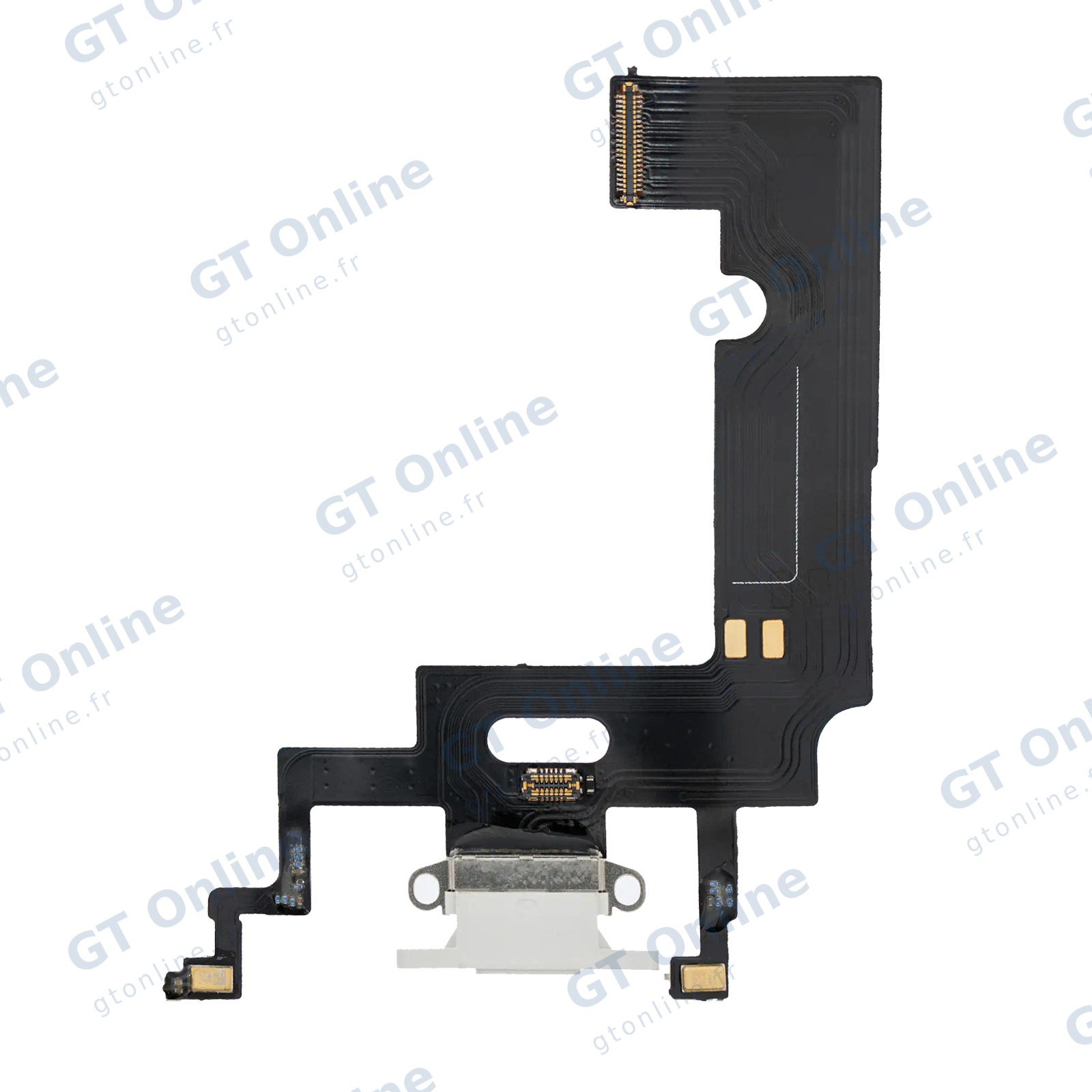 Dock de charge pour Apple iPhone XR (blanc) — Nappe de connecteur de charge