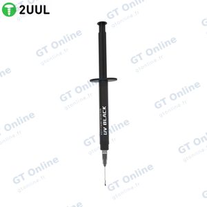 Masque de Soudure UV 2UUL SC54 PCB UV 3ml (en Seringue) Noir