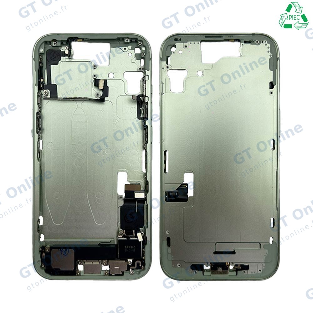 Châssis central pour iPhone 15 (vert)