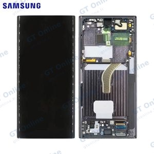 Écran Tactile Original Samsung Galaxy S22 Ultra S908 GH82-27488A GH82-27489A Noir
