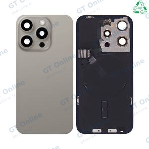 Cache Arrière Original d'occasion Apple iPhone 15 Pro Titane Naturel