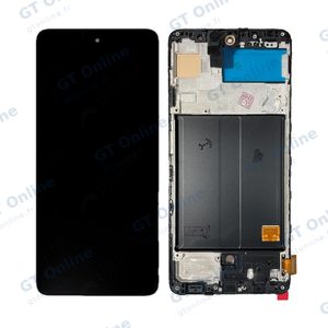 Écran Tactile Oled avec Châssis Samsung Galaxy A51 A515 (Original Size) Noir