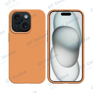 Coque Silicone Compatible pour Apple iPhone 15 (#61) Corail