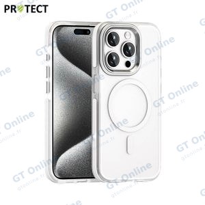 Coque de Protection MagSafe MS01 PROTECT pour Apple iPhone 15 Pro Blanc