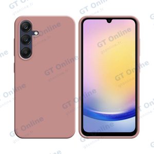 Coque Silicone Compatible pour Samsung Galaxy A25 5G A256 (#17) Rose