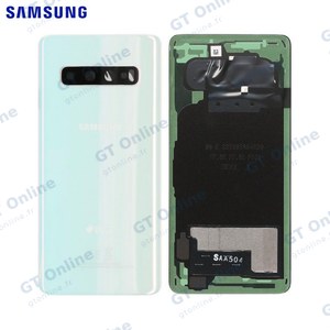 Cache Arrière Original Samsung Galaxy S10 G973 GH82-18378F Blanc