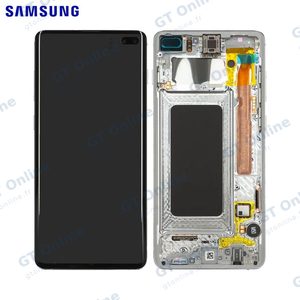 Écran Tactile Original Samsung Galaxy S10 Plus G975 GH82-18834B GH82-18849B Blanc