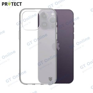 Coque Silicone PROTECT pour Apple iPhone 14 Pro Max Transparent