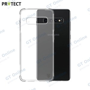 Coque Silicone Renforcée PROTECT pour Samsung Galaxy S10 Plus G975 Transparent