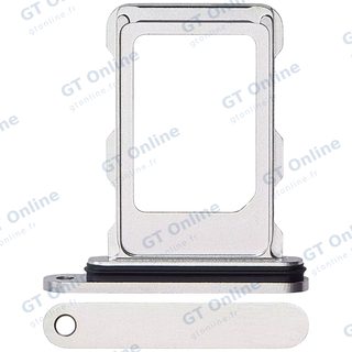 Tiroir SIM pour Apple iPhone 16 Pro / 16 Pro Max (White Titanium)