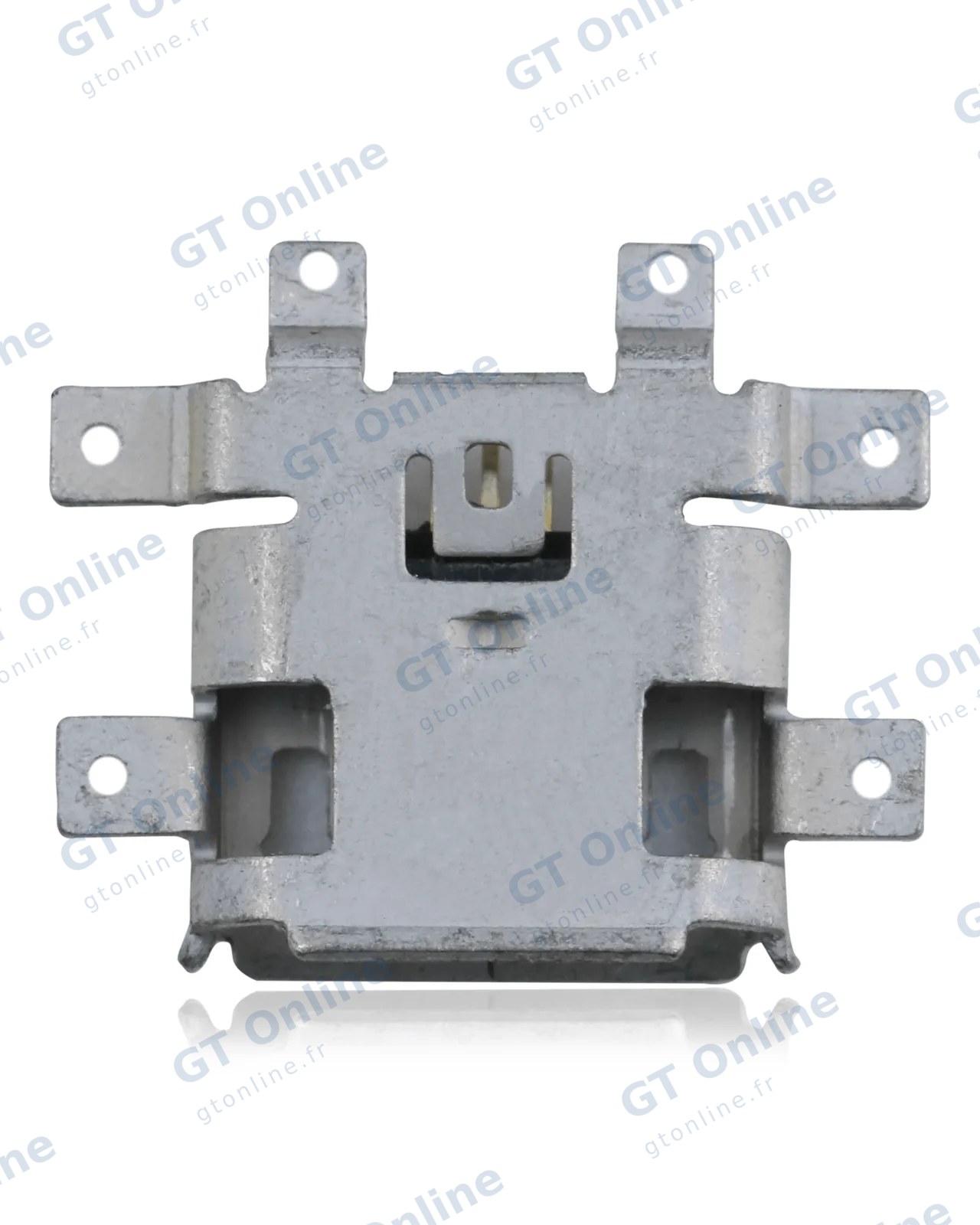 Connecteur de charge à souder — format Micro B, 5 broches, 6 points de fixation (C375)