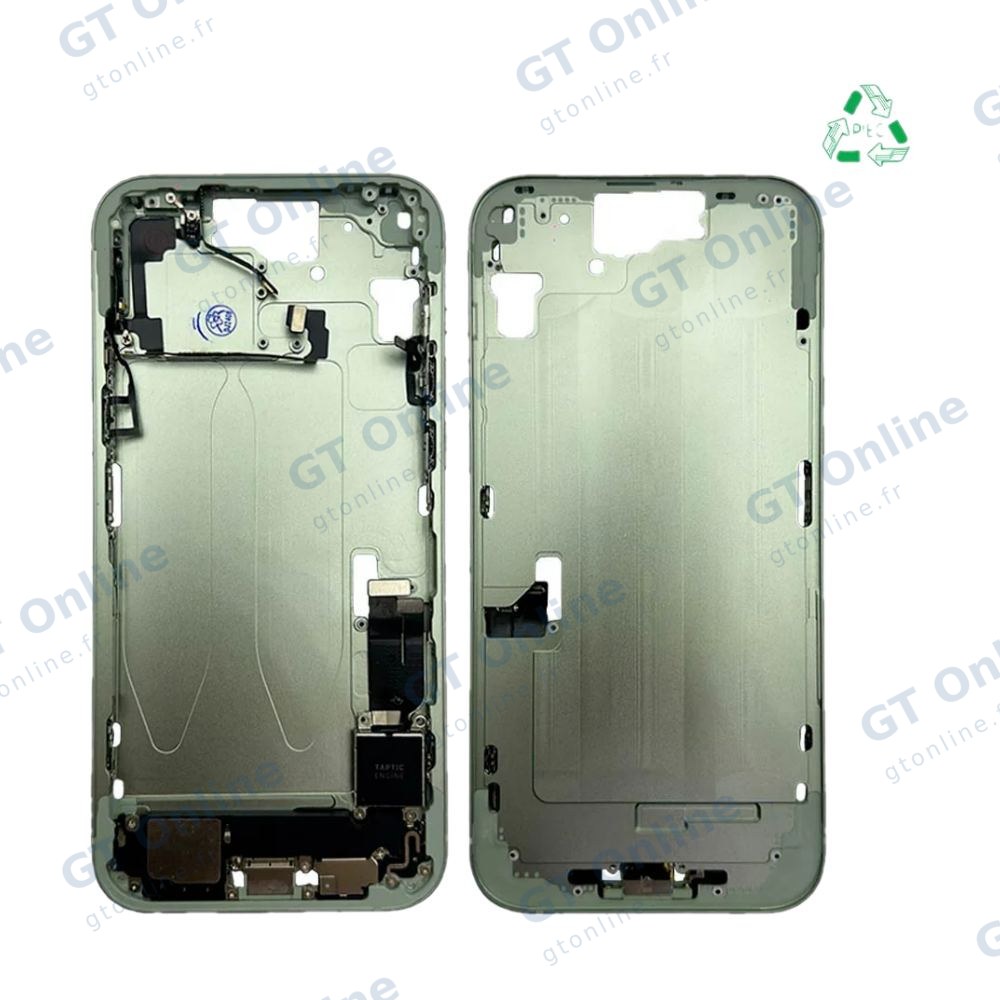 Châssis central pour iPhone 15 Plus (vert)