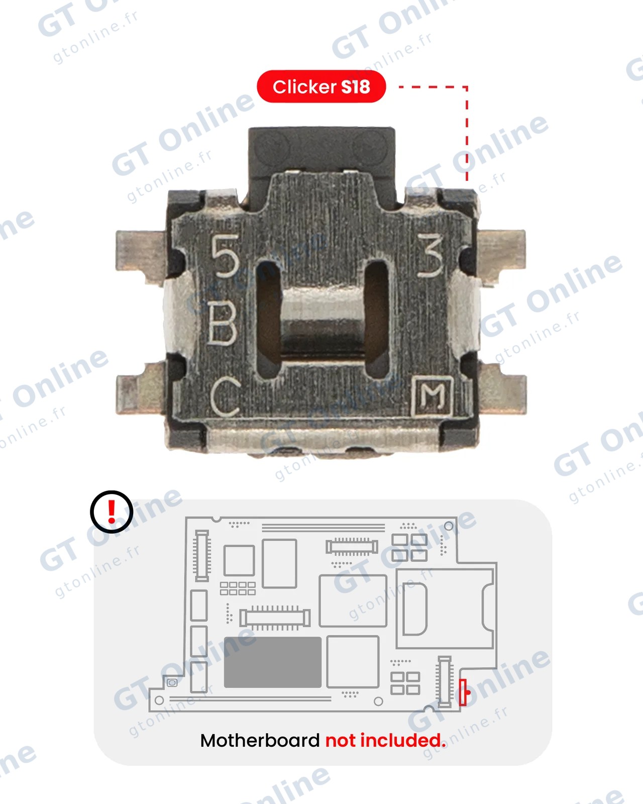 Pièce à microsouder pour Clicker S18