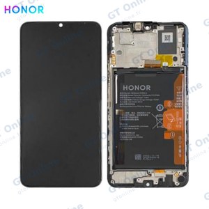 Bloc Écran Complet avec Châssis et Batterie Original Honor X7a 0235AENA Noir Minuit