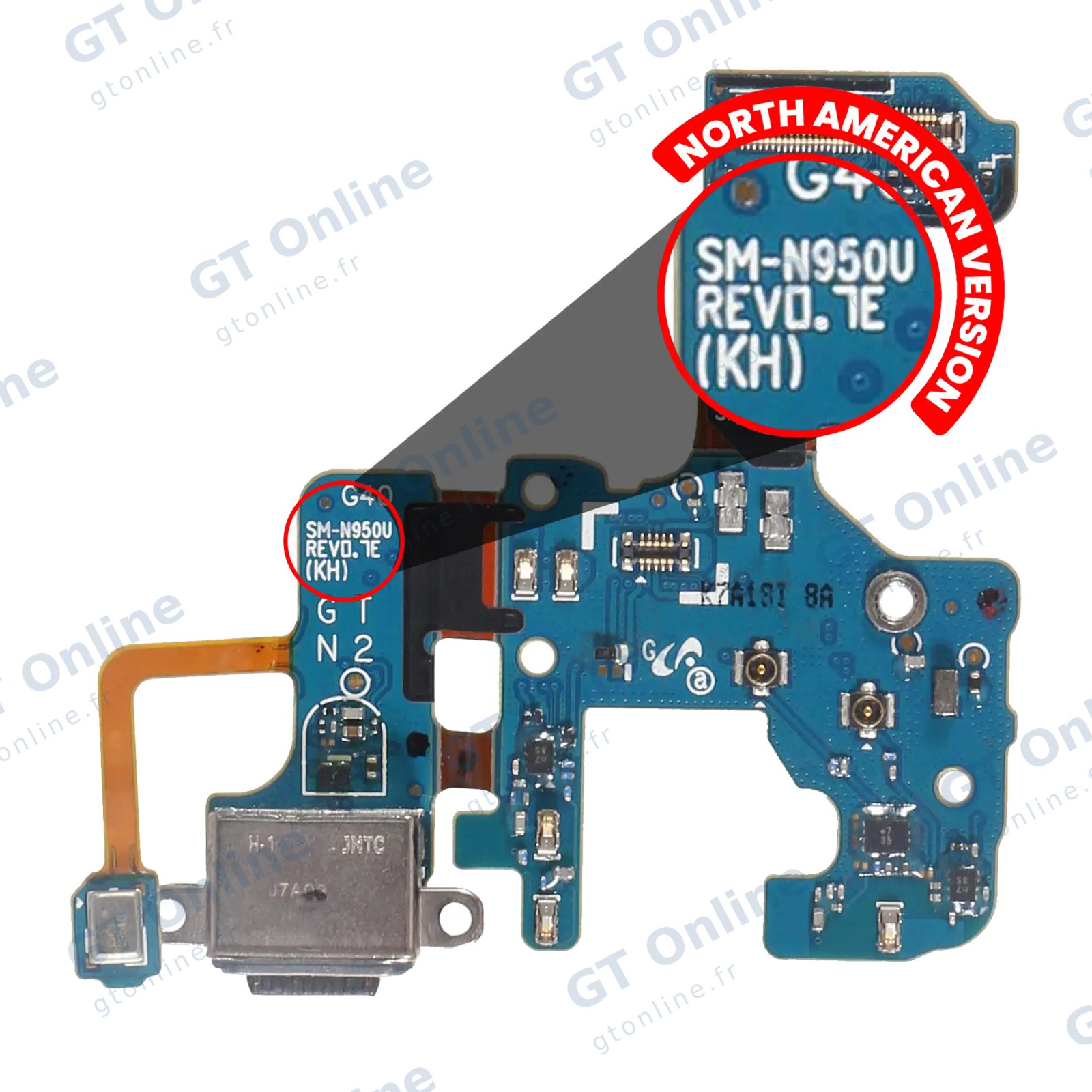Dock de charge pour Samsung Galaxy Note 8 (N950U) (North America Version, pack service origine)