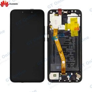 Bloc Écran Complet avec Châssis et Batterie Original Huawei Mate 20 Lite 02352DFF 02352DKK 02352GTW Noir