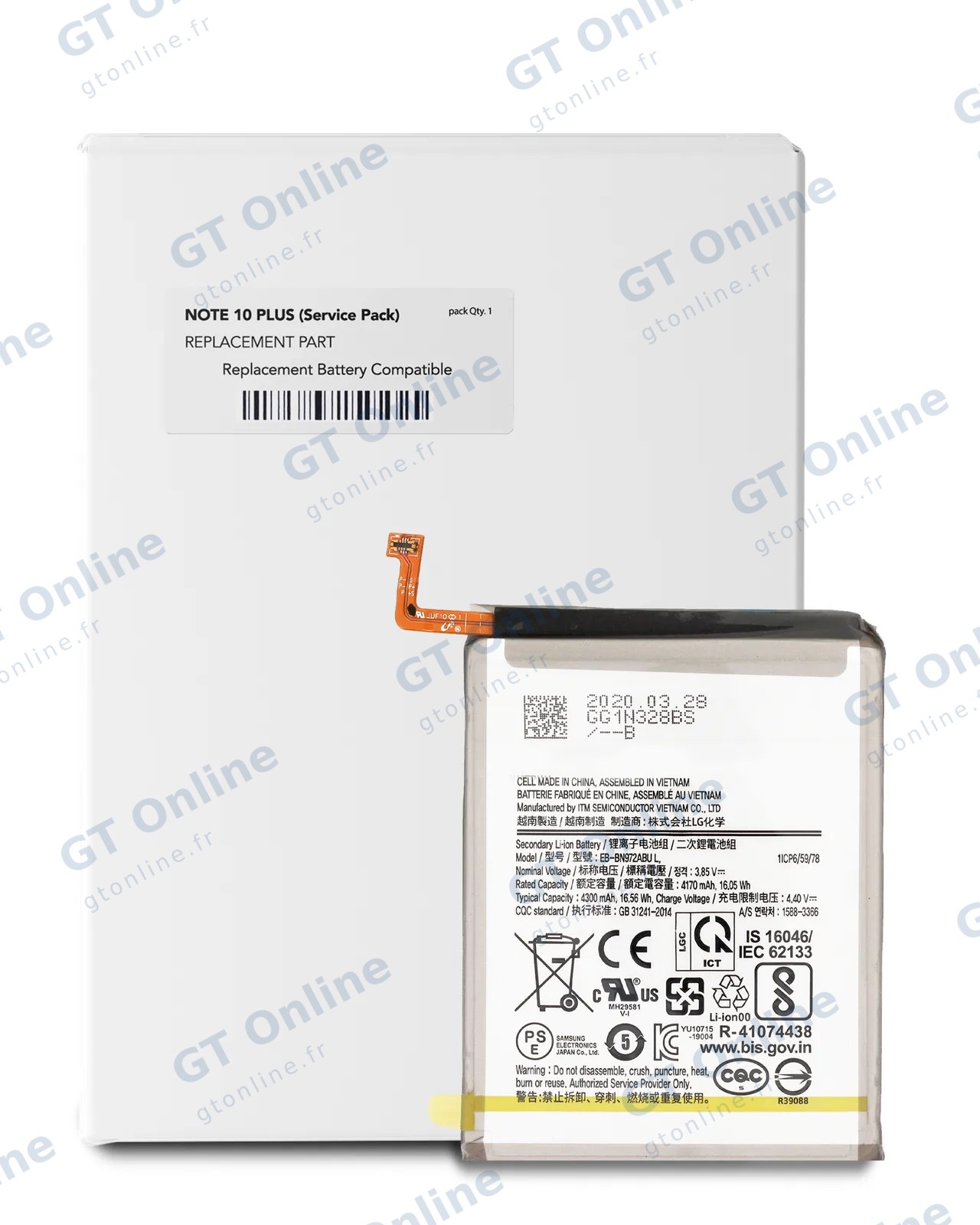 Batterie pour Samsung Galaxy Note 10 Plus (pack service origine)