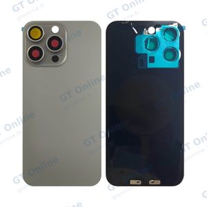 Cache Arrière Premium Apple iPhone 15 Pro Max (Without Part) Titane Naturel