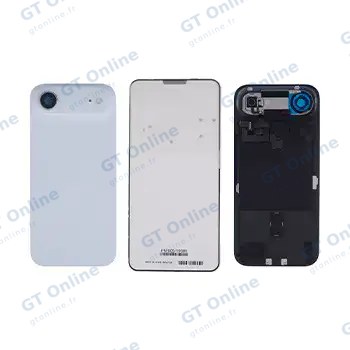 Vitre arrière avec MagSafe, NFC et nappe flash pour Apple iPhone Air (origine, bleu ciel)