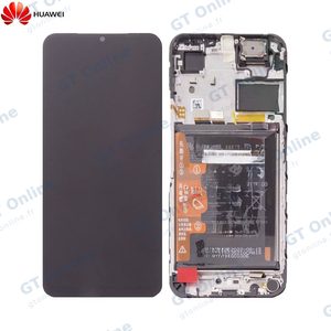 Bloc Écran Complet avec Châssis et Batterie Original Huawei Nova Y61 02355HHB Noir Minuit