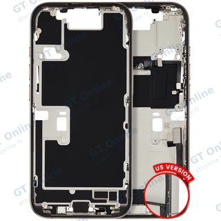 Châssis pour Apple iPhone 16 Pro (version US, origine d'occasion — grade A, titane naturel)