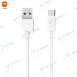 Câble Data USB vers USB-C Xiaomi Mi BHR4422GL 3A (1m) Blanc