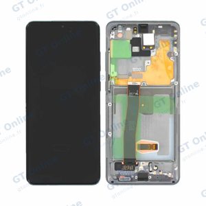 Écran Tactile Soft Oled avec Châssis Samsung Galaxy S20 Ultra G988 Gris