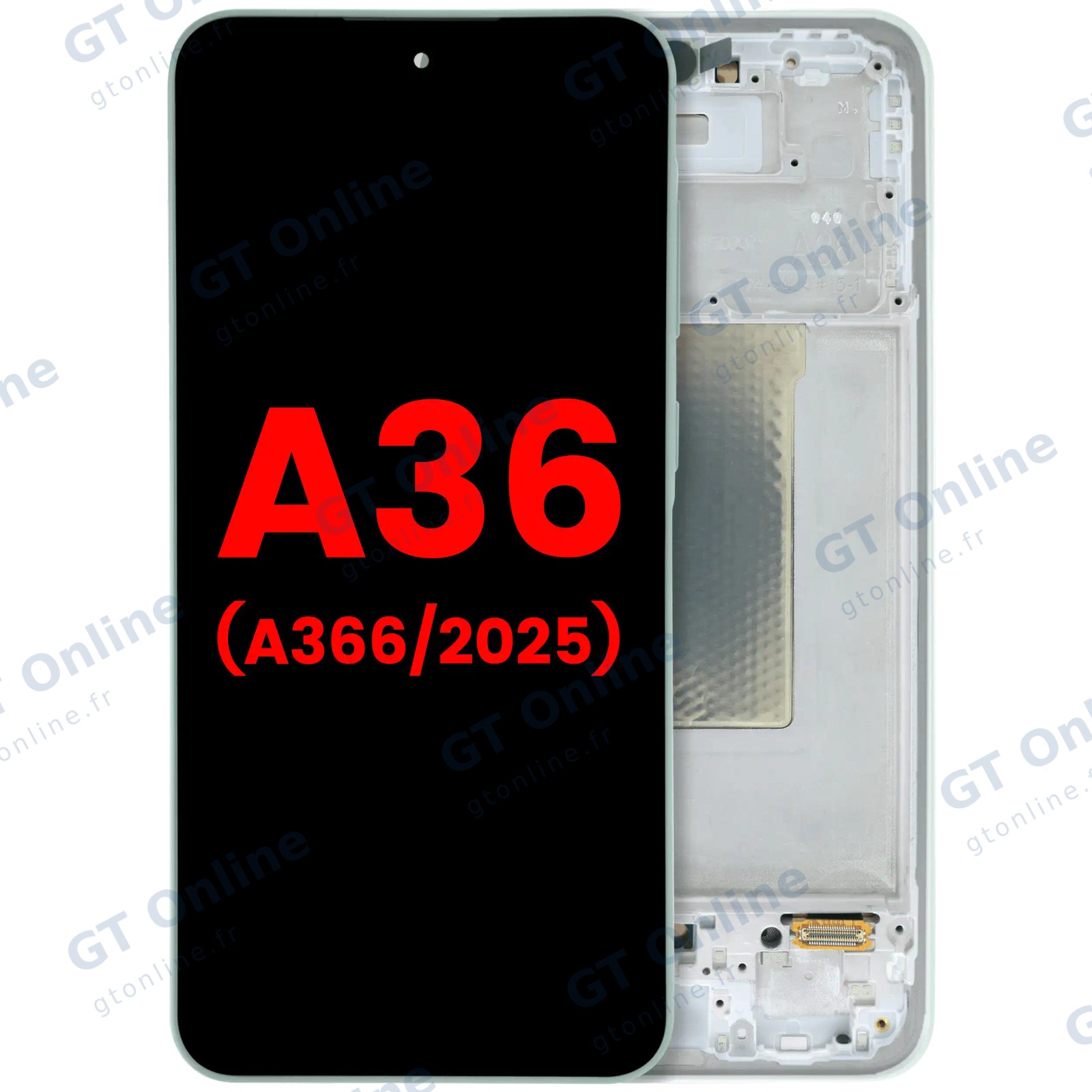 Écran OLED avec châssis pour Samsung Galaxy A36 5G (A366 / 2025) (Lime)