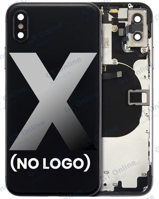 Châssis pour Apple iPhone X (sans logo, compatible premium, gris sidéral)