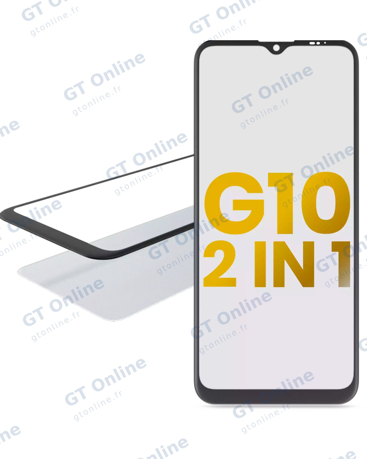 Vitre d’écran avec OCA pour Motorola Moto G10 (XT2127-2 / 2021)